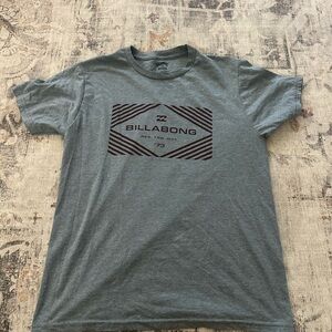 Billabong Men's Charcoal Graphic Tee